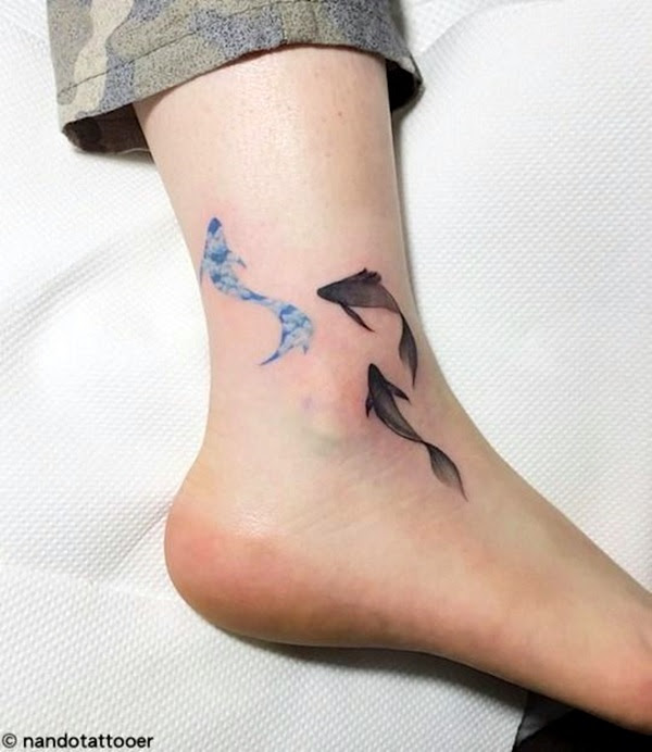 So Cute Tiny Fish tattoo Ideas (17)