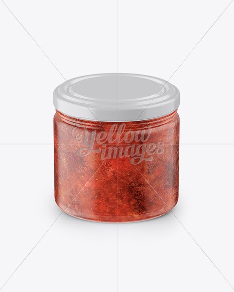 Download Candle Jar Mockup Free Glass Jar With Strawberry Jam Mockup Front View High Angle Shot Yellowimages Mockups