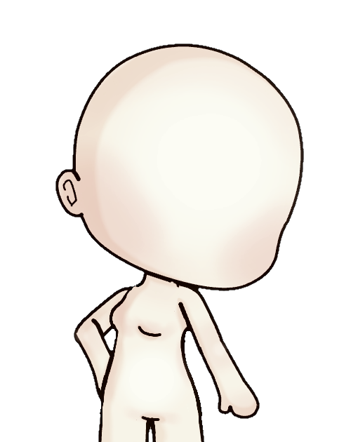 Gacha Life Body Base Png - Estoudeferias Wallpaper