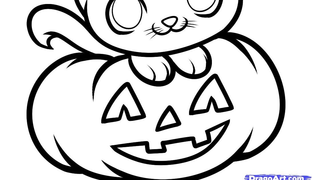 Detailed Halloween Cat Coloring Pages - Celebpicsgallery