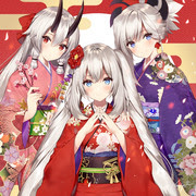 美しい花の画像 最高の着物 の 女の子 イラスト