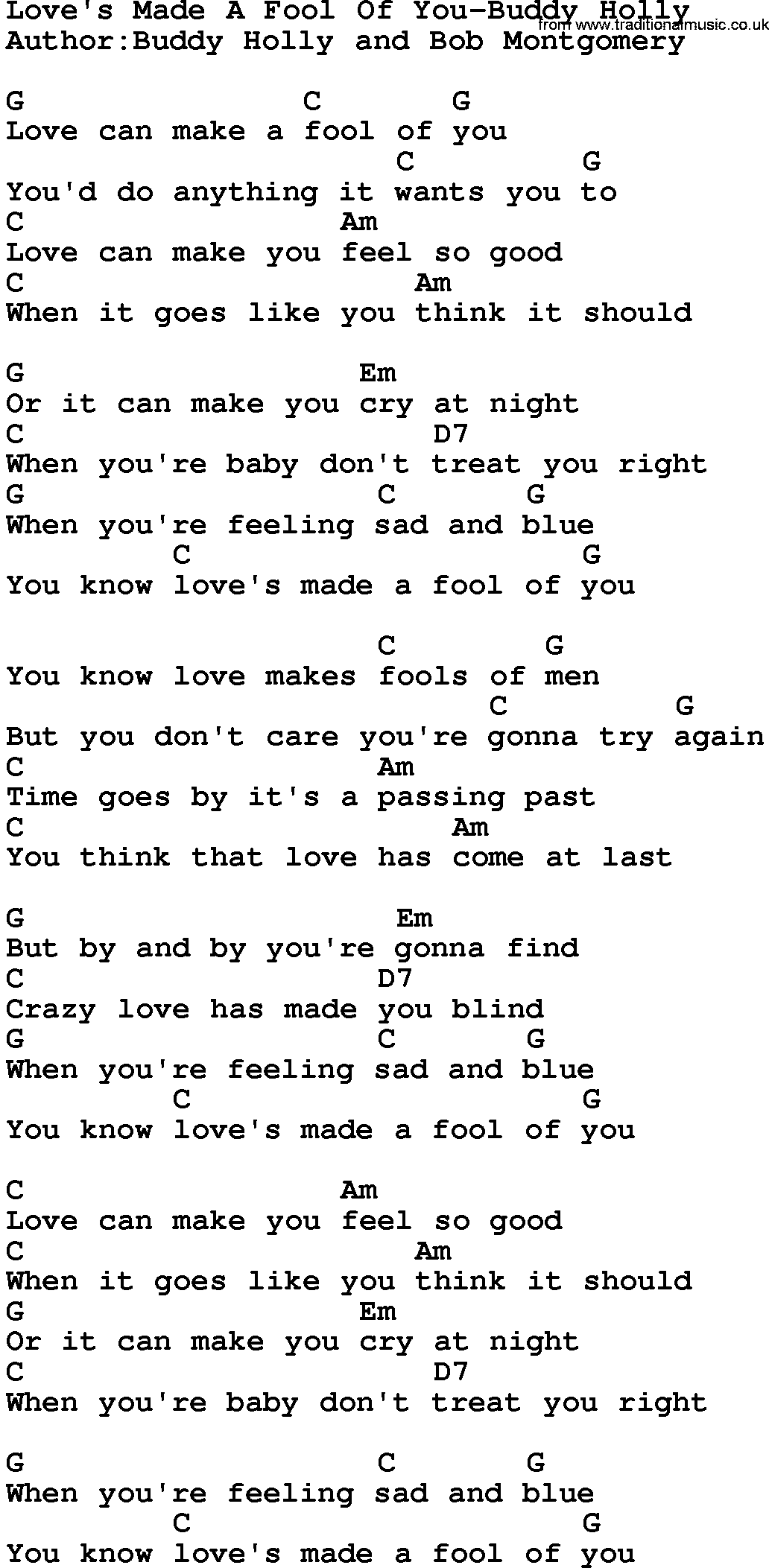 Love Can Make You Cry Chords And Lyrics Lyricswalls