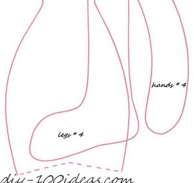  Template Free Printable Floppy Eared Bunny Sewing Pattern Printable 