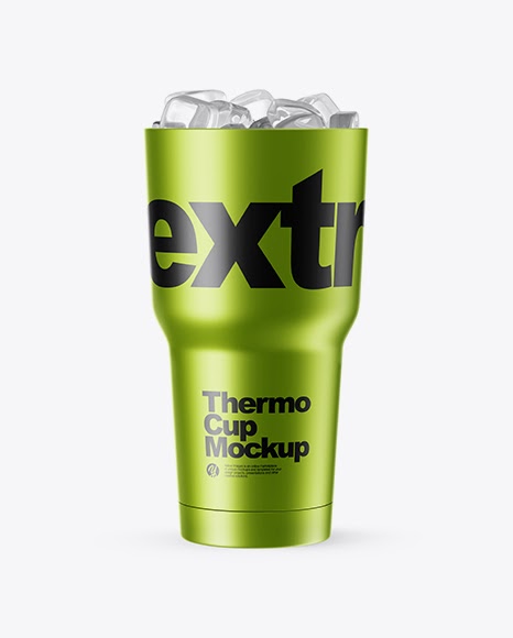 Download Matte Metallic Thermo Cup Mockup PSD Template - Download ...