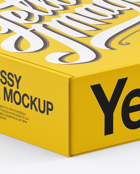 Download Download Glossy Box Mockup Top View Psd Yellowimages Free Psd Mockup Templates PSD Mockup Templates