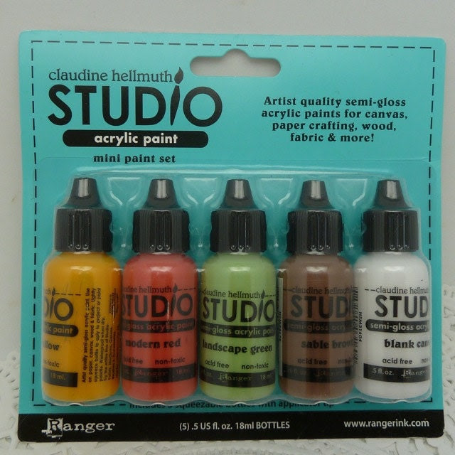 New Claudine Hellmuth studio .5 oz paint set