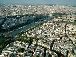 Aftnn The Seine from the Eiffel Tower