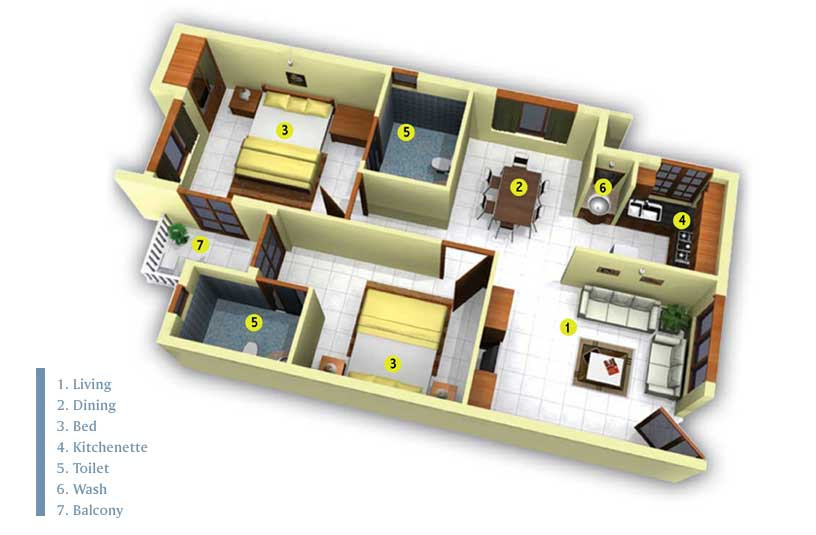 Old Age Home Design Floor Plan - Dream Design Home
