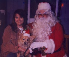 Rusty And Me With Santa