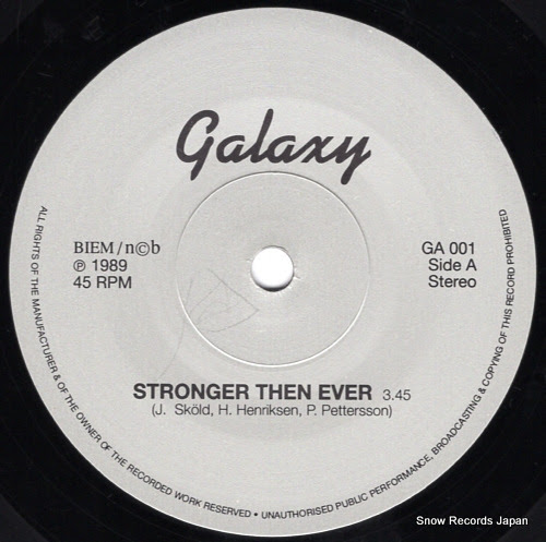 GALAXY - stronger then ever - GA001
