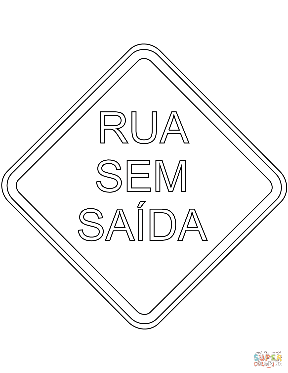 Desenho Rua Para Colorir - Malo Wallpaper