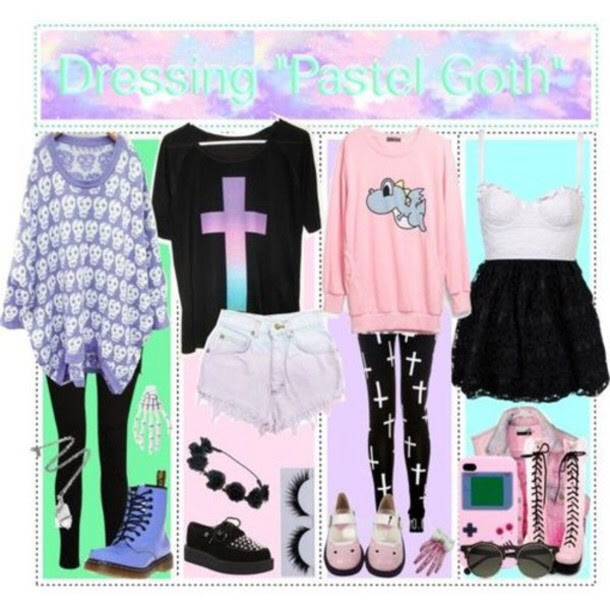 Pastel Goth Outfit Ideas pastel 36973400 610 610