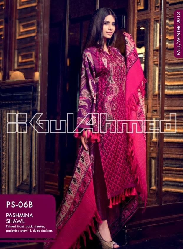 Beautiful-Cute-Girls-New-Fashionable-Dress-Design-by-Gul-Ahmed-Fall-Winter-Collection-2014-14 Beautiful-Cute-Girls-New-Fashionable-Dress-Design-by-Gul-Ahmed-Fall-Winter-Collection-2013-14-14