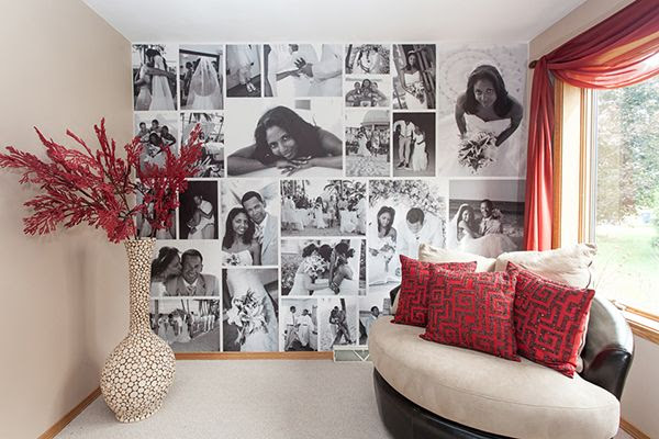 WeMontage - Put your family photos on removable wallpaper!
