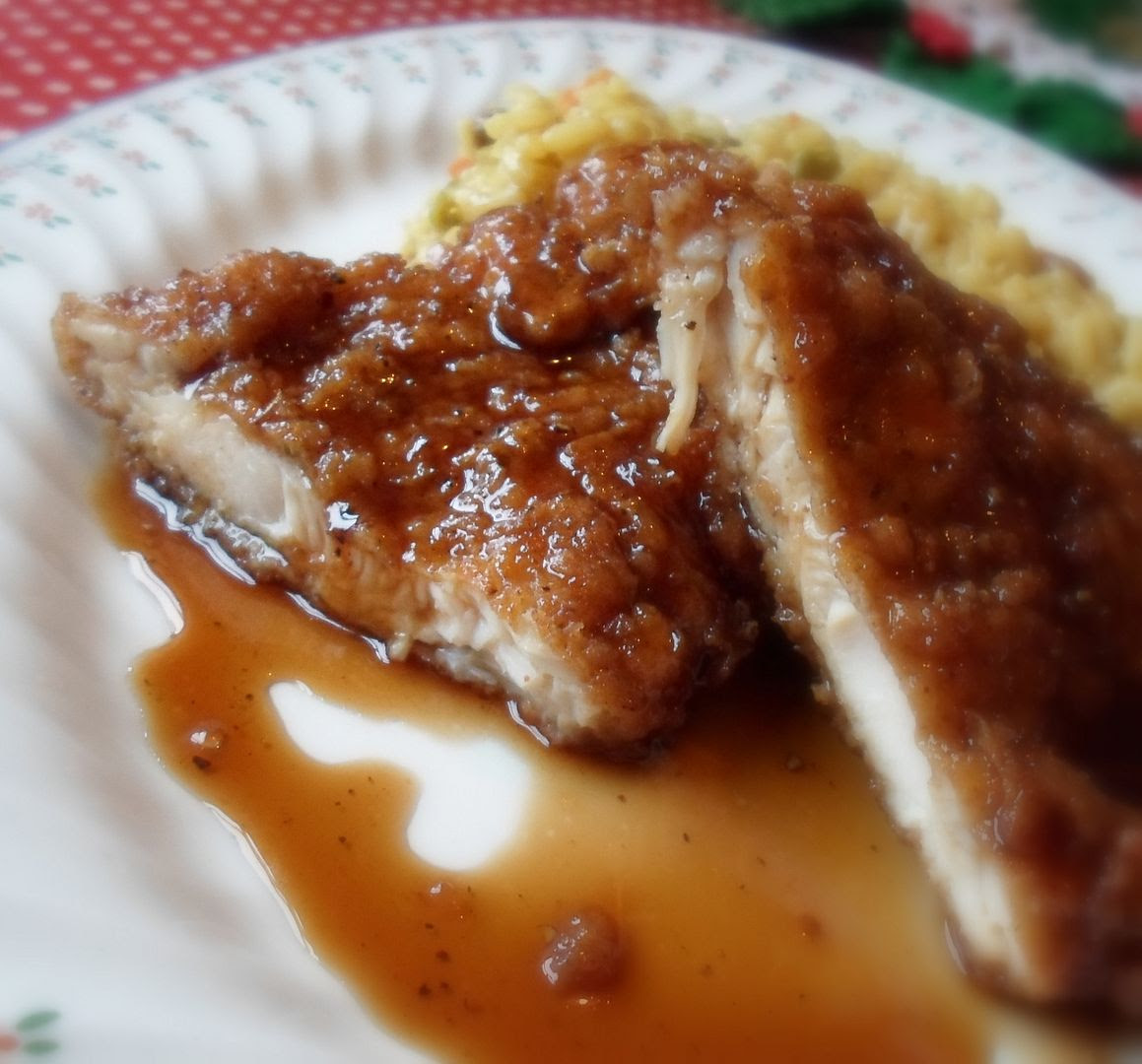 Crispy Chicken Breasts with a Honey Garlic Sauce Crispy Chicken Breasts with a Honey Garlic Sauce