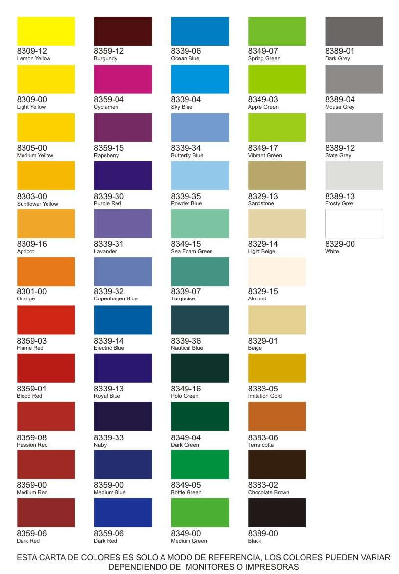 Carta De Colores Comex - Sample Web x