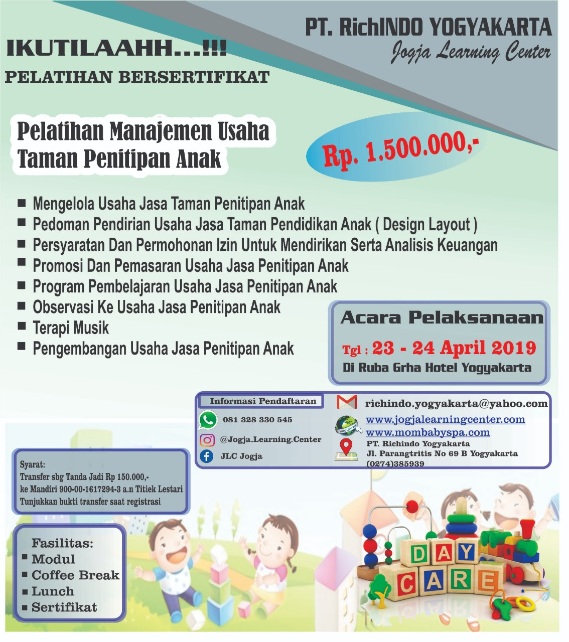 grantnsaipan Pendidikan Taman Penitipan Anak