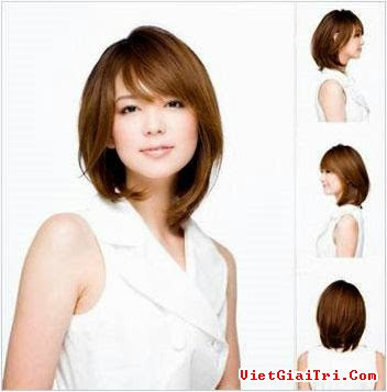 Kiểu tóc đẹp cho nữ mặt góc cạnh, hơi vuông Kiểu tóc đẹp cho nữ mặt góc cạnh, hơi vuông
