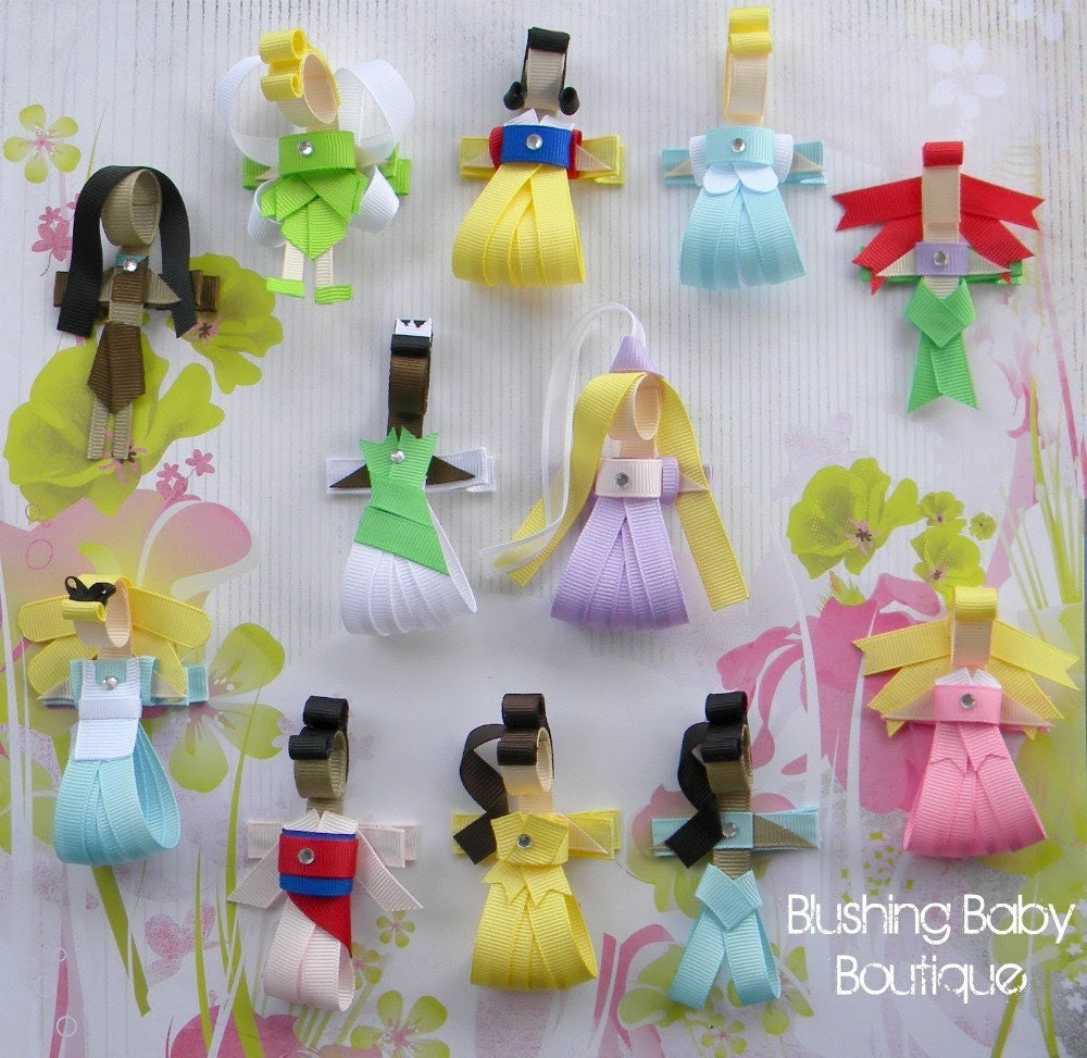 You Pick Five (5) Little Princess Clips --FREE SHIPPING to U.S. Only--