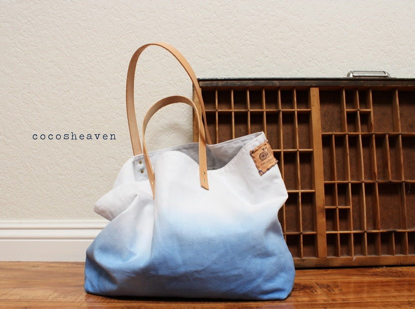Beach Tote Bags: Canvas Tote Bags With Leather Straps