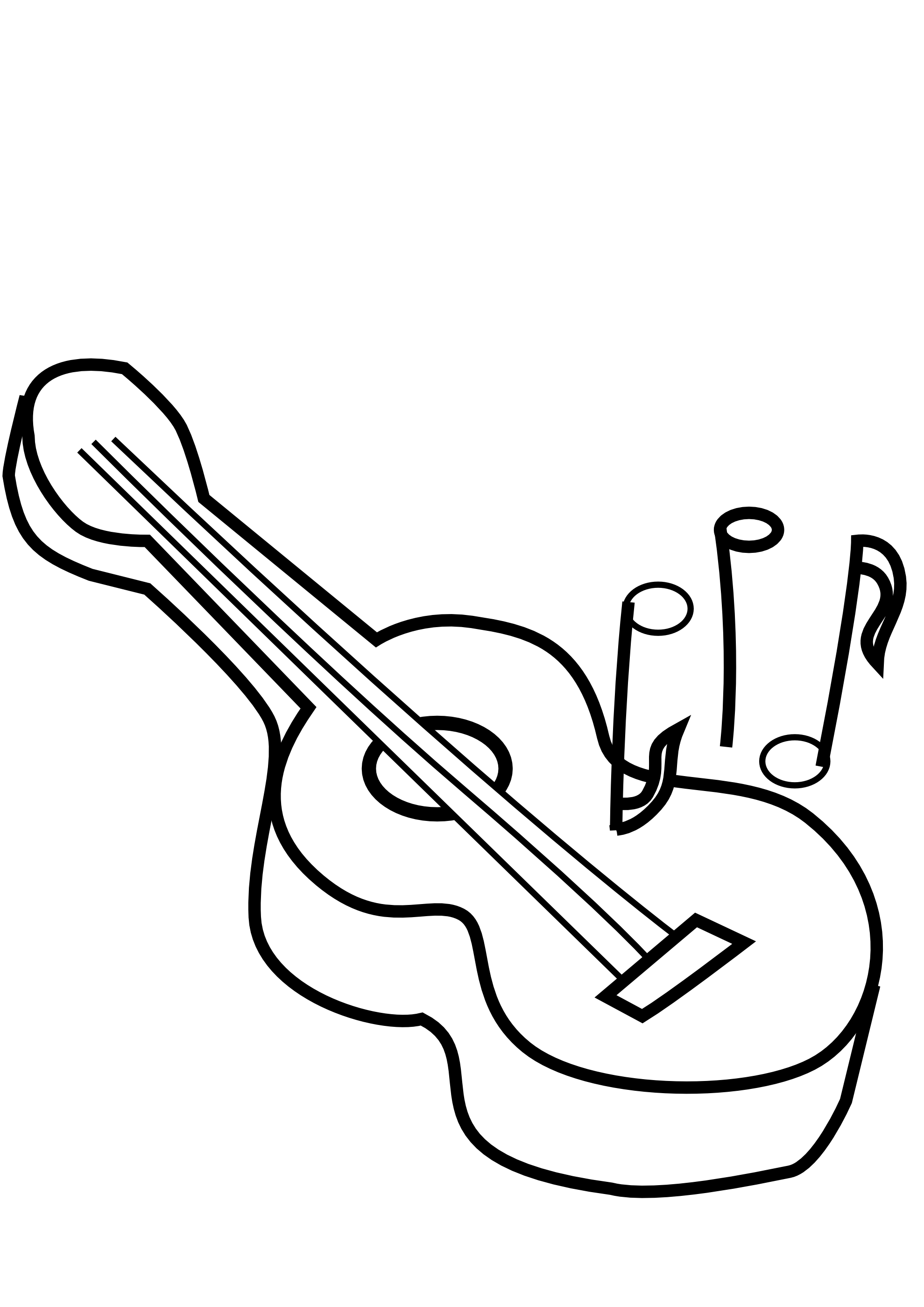 Free Clip Art Musical Instruments Black And White