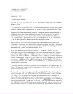 gov-Injustice: Letter to Goodwin Lawyer,Dear Mr.Hugh Cameron