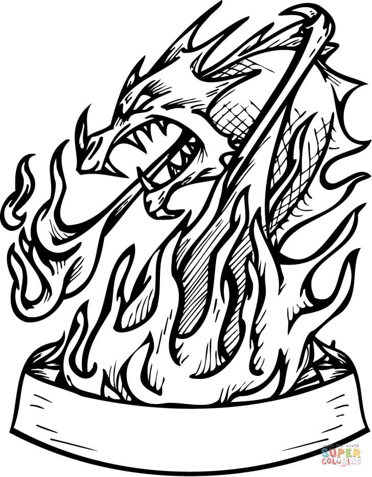 Flammen Zum Ausmalen