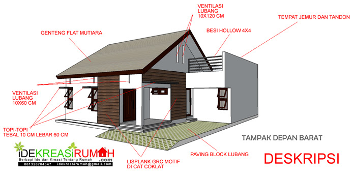  Desain  Rumah  Sederhana  Dari Grc  Desain  Renovasi Rumah 