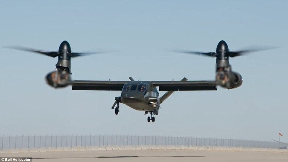 The V-280 Valor (pictured on Monday) is a next-generation tiltrotor that is designed to provide unmatched agility, speed, range and payload capabilities at an affordable cost, according to the company