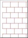 Brick Layout Graph Paper Preview Brick Layout Graph Paper Preview