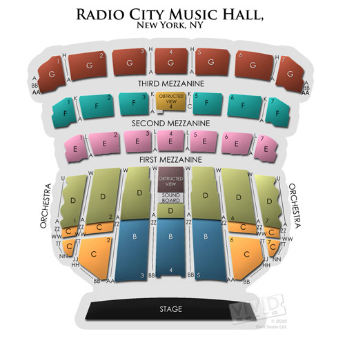 Radio City Music Hall Seating Chart With Seat Numbers - change comin