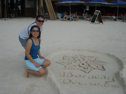 boracay sand art
