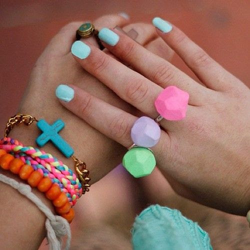 Pastel and Neon Mix