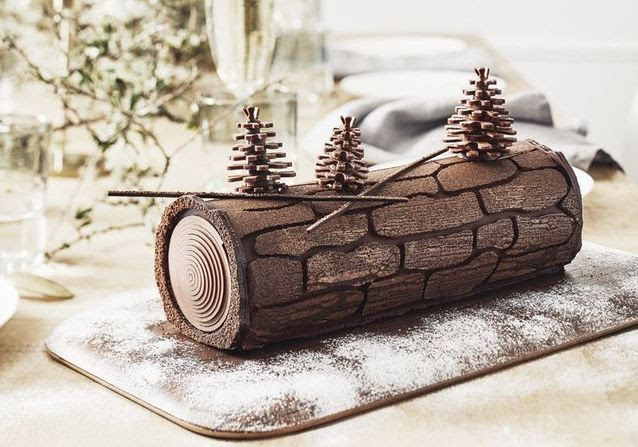 Decoration Buche De Noel Comestible - Get Images Two
