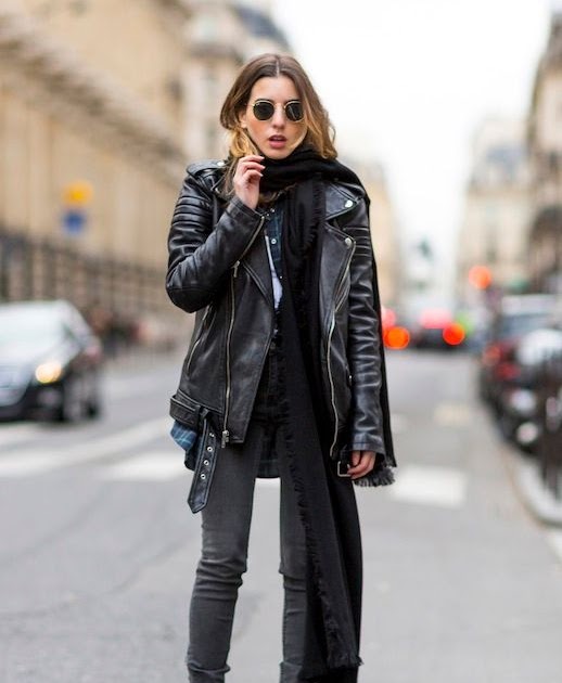 Le Fashion: Steal This Blogger's Edgy Leather Jacket Look