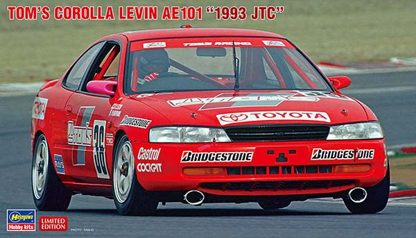 Hasegawa 1/24 TOM'S COROLLA LEVIN AE101 '1993 JTC' (20542) English Color Guide & Paint Conversion Chart