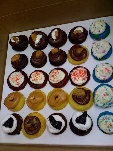 Baked by Melissa mini cupcakes on the subway