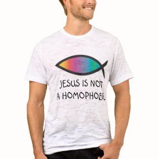 Jesus is Not a Homophobe zazzle_shirt