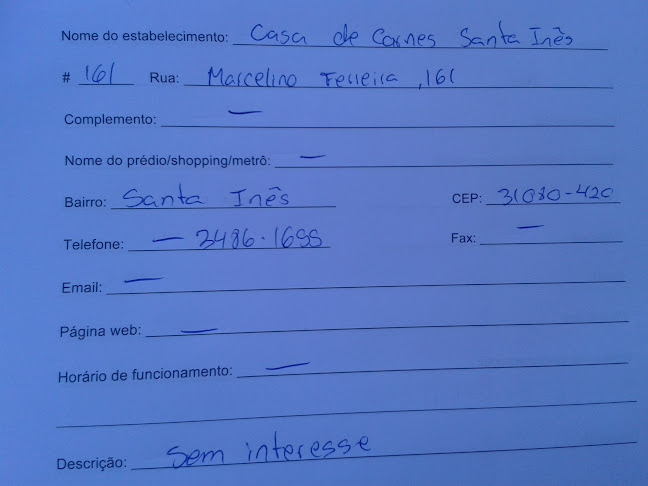 Casa de Carne Santa Inês - Belo Horizonte