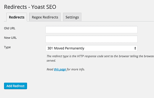 Redirect manager in Yoast SEO Premium Redirect manager in Yoast SEO Premium