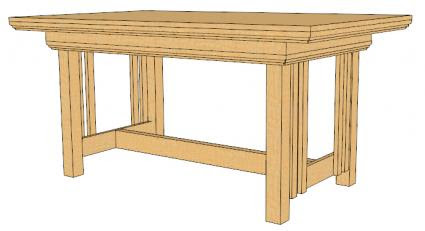 CONFUSEDSKY: Free Dining Room Table Plans