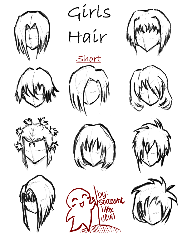 Anime Short Haircuts For Girls Hair Style