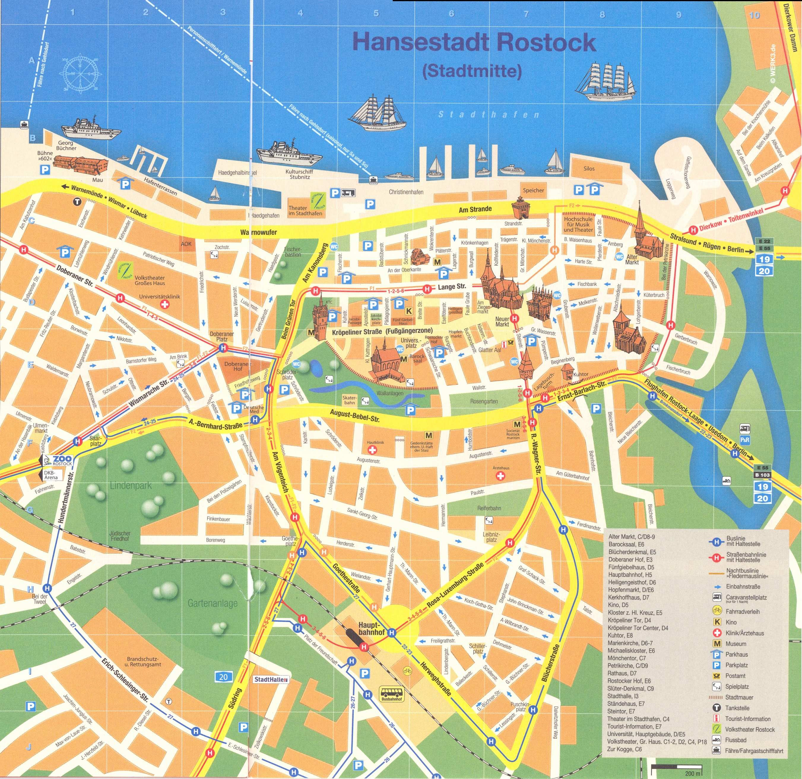 Rostock Karte | Karte