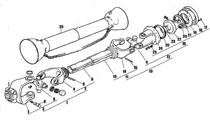 King Kutter Rotary Cutter Parts Diagram