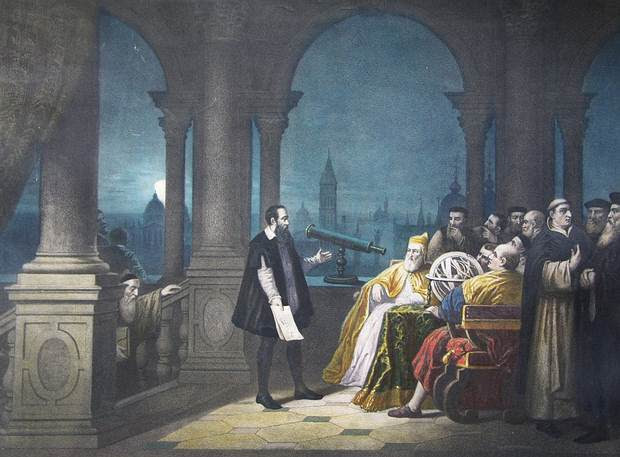 Telescopio de Galileo. A la Rosacruz se le atribuye la revolución de la ciencia moderna.