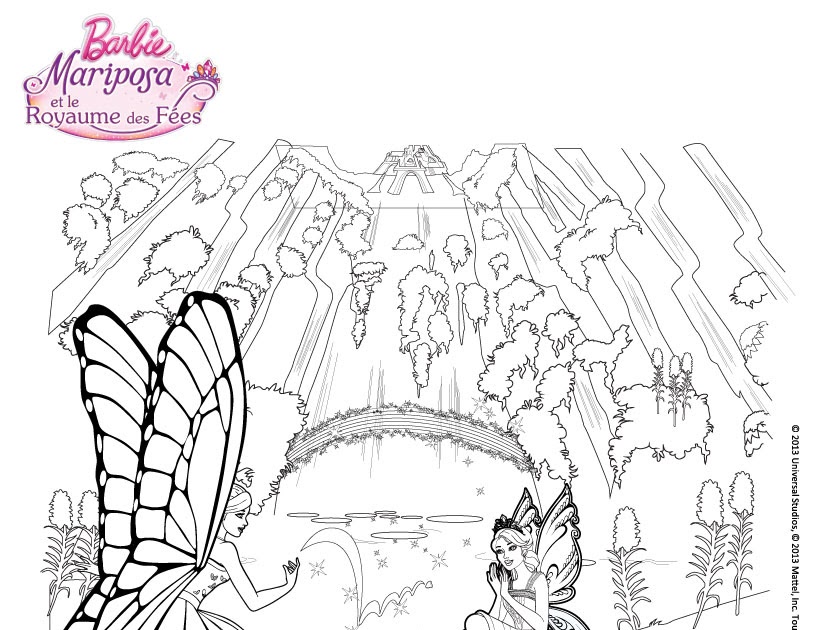 Barbie Et Le Palais De Diamant Coloriage  Haut Coloriage HDImages et