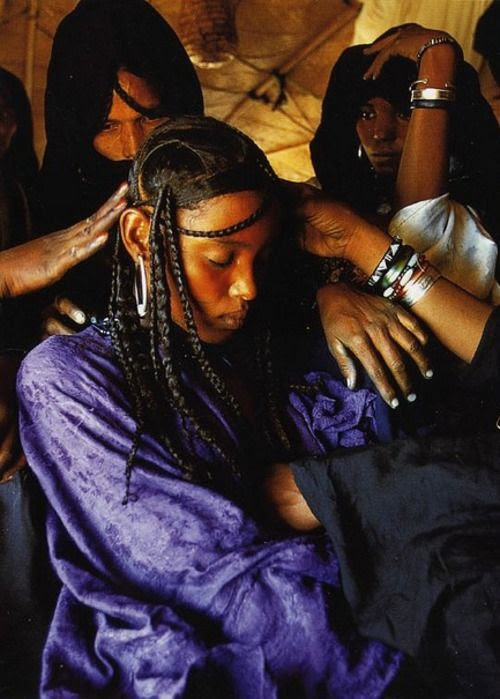 Tuareg bride. Niger.
