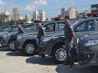 Os 4 Batalhões de Choque e a Cavalaria da PM ganharam 102 viaturas
