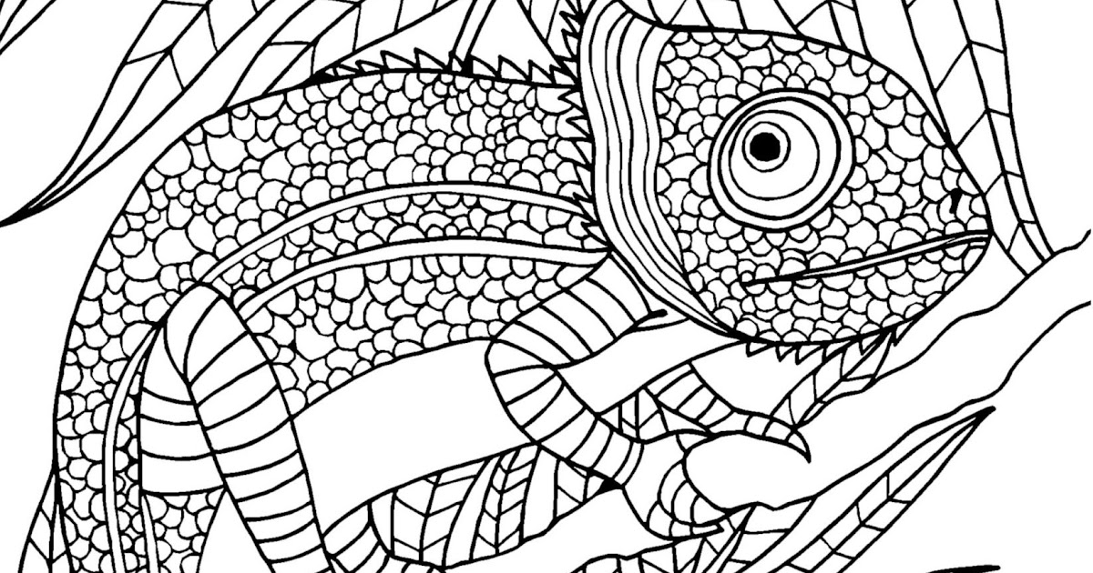 Abstract Animal Coloring Pages For Adults / Free Coloring Pages Adults