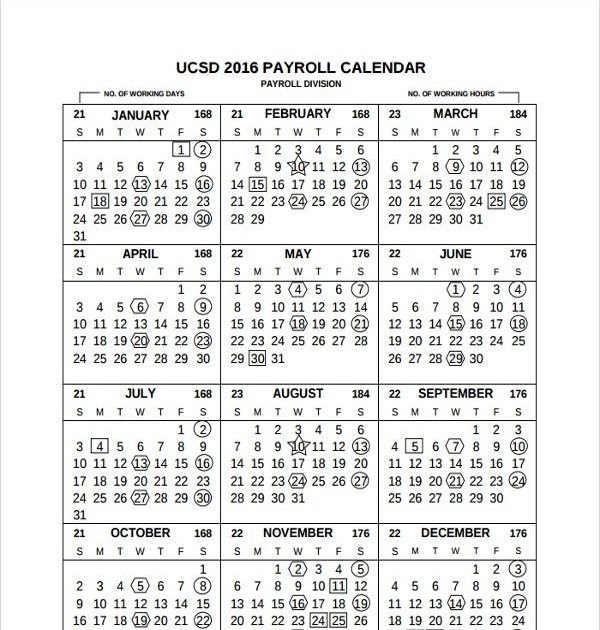 Customizable Payroll Calendar 2021 | Calendar Page